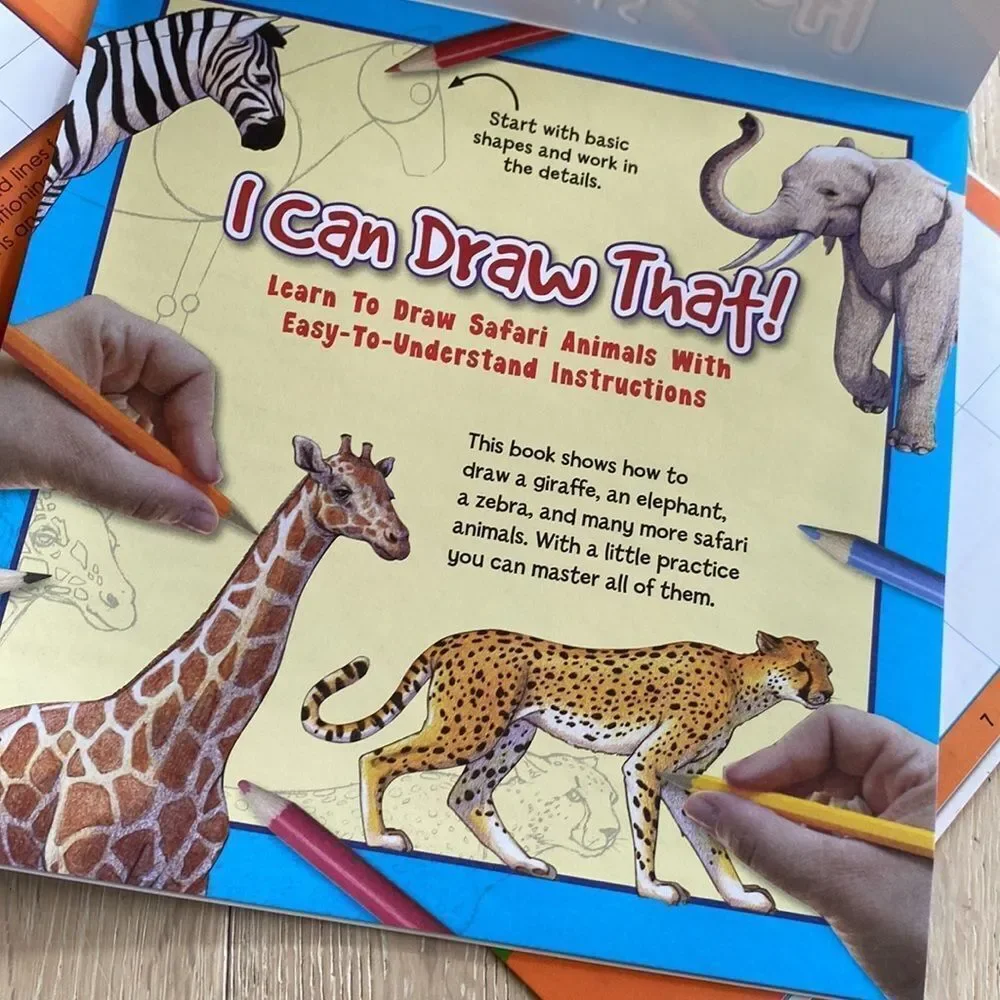 Little Artist Drawing Book Bundle of 5 Draw With Me and Drawing I Can Draw That